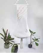 Cat Bed | Wall-Hanging Macramé & Soft Cotton | 180 x 35 cm