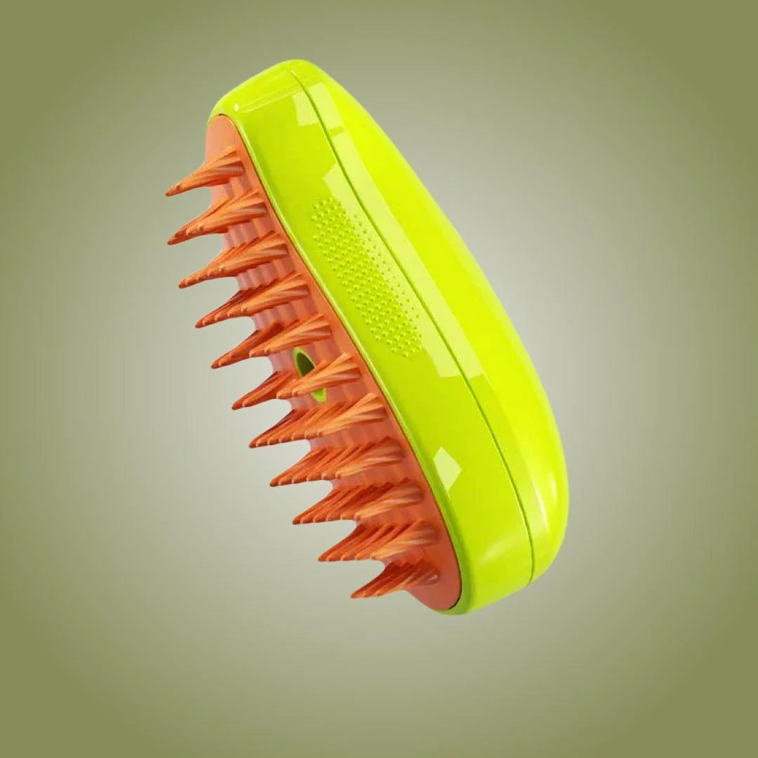 Cat Brush | Steam Detangling & Soft Bristles | USB Rechargeable