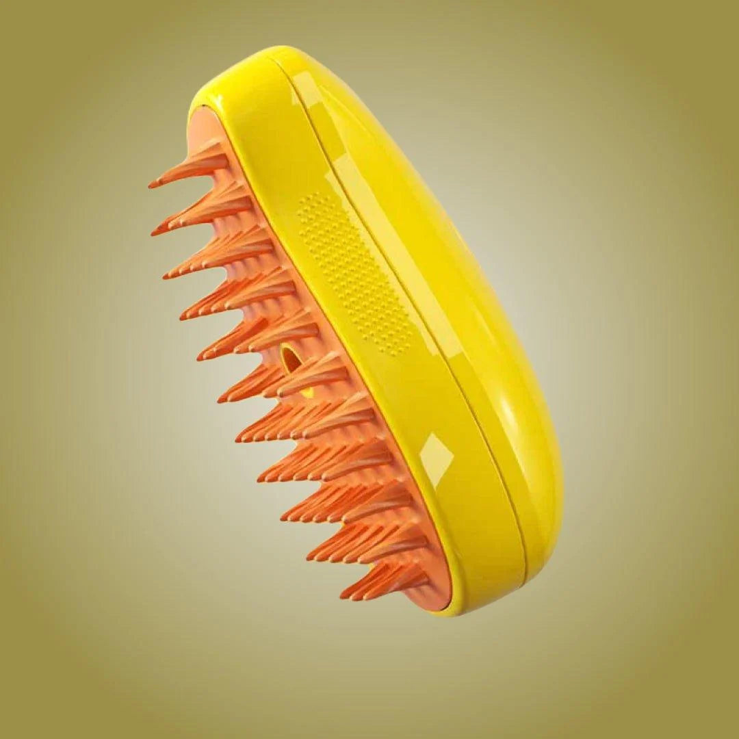Cat Brush | Steam Detangling & Soft Bristles | USB Rechargeable