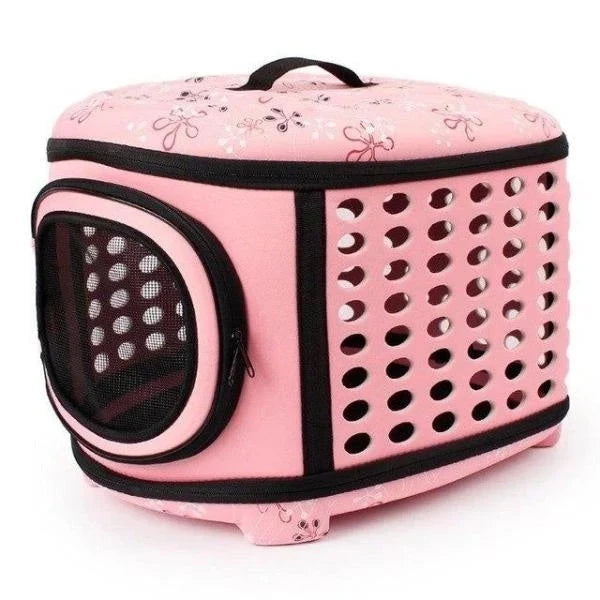 Cat Carrier | Foldable Hard-Top & Mesh Door | For Large Cats