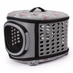 Cat Carrier | Foldable Hard-Top & Mesh Door | For Large Cats