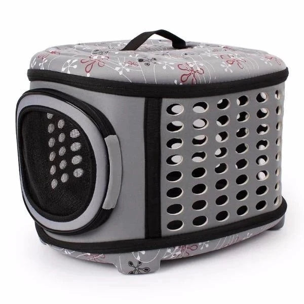 Cat Carrier | Foldable Hard-Top & Mesh Door | For Large Cats