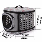 Cat Carrier | Foldable Hard-Top & Mesh Door | For Large Cats