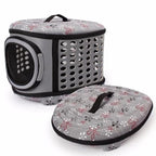 Cat Carrier | Foldable Hard-Top & Mesh Door | For Large Cats