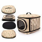 Cat Carrier | Foldable Hard-Top & Mesh Door | For Large Cats