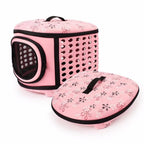 Cat Carrier | Foldable Hard-Top & Mesh Door | For Large Cats
