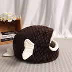 Cat Cave | Fish-Shaped Plush & Insulated | Removable Cushion