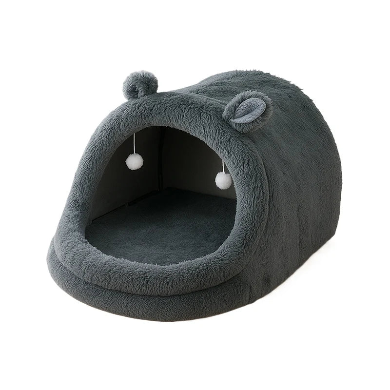 Cat Cave | Ultra-Soft Plush & Removable Washable Cover