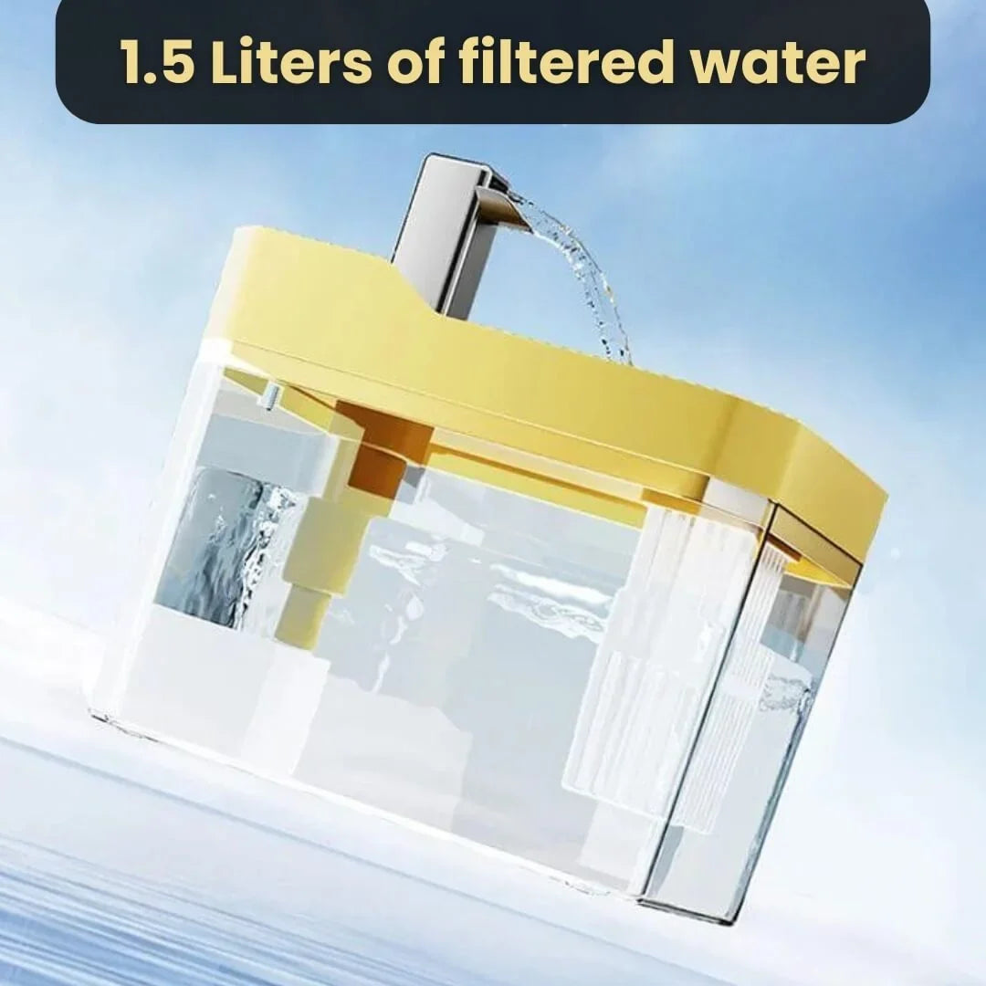 Cat Drinking Fountain | 360° Circulation & Silent Pump | 1.5 L Capacity