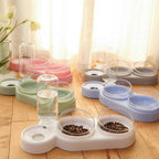 Cat Feeder | Elevated Dual Bowls & Detachable Water Reservoir