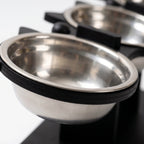 Cat Feeding Station | Elevated 15° Tilt & Stainless Steel Bowls