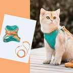 Cat Harness | Escape-Proof & Breathable Fabric | Adjustable Straps