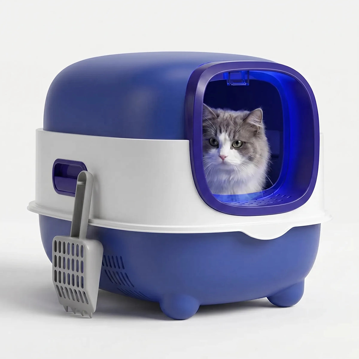 Cat Litter Box | Fully Enclosed & UV-Disinfecting | XL