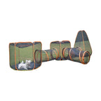 Cat Play Tent & Tunnel | Foldable Mesh & Steel Frame | For Kittens & Small Pets