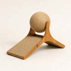 Cat Scratching Toy | Dual-Design & Non-Slip Wooden Base | Small & Large
