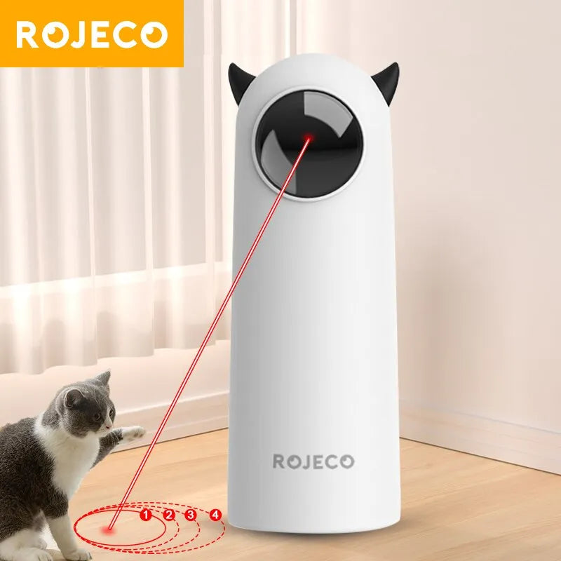 Cat Toy | Automatic Rotating LED Laser & Battery-Powered