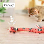 Cat Toy | Smart Sensing Slithering Motion & USB Rechargeable