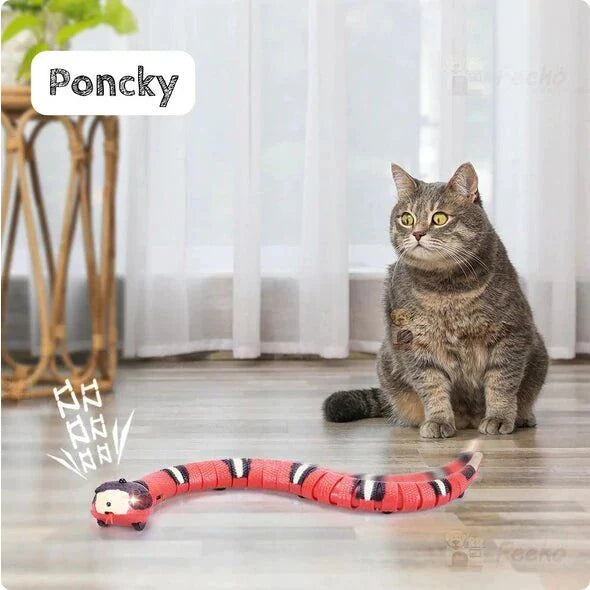 Cat Toy | Smart Sensing Slithering Motion & USB Rechargeable