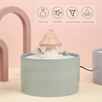 Cat Water Fountain | Ceramic Mushroom & 5-Stage Filtration
