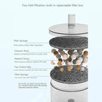 Cat Water Fountain | Ceramic Mushroom & 5-Stage Filtration