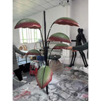 Ceiling Chandelier | Banana Leaf Design & Integrated LED