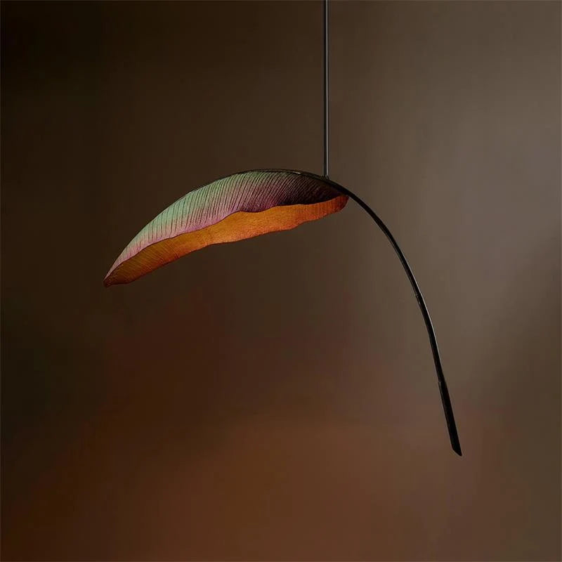 Ceiling Chandelier | Banana Leaf Design & Integrated LED