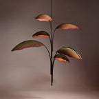 Ceiling Chandelier | Banana Leaf Design & Integrated LED