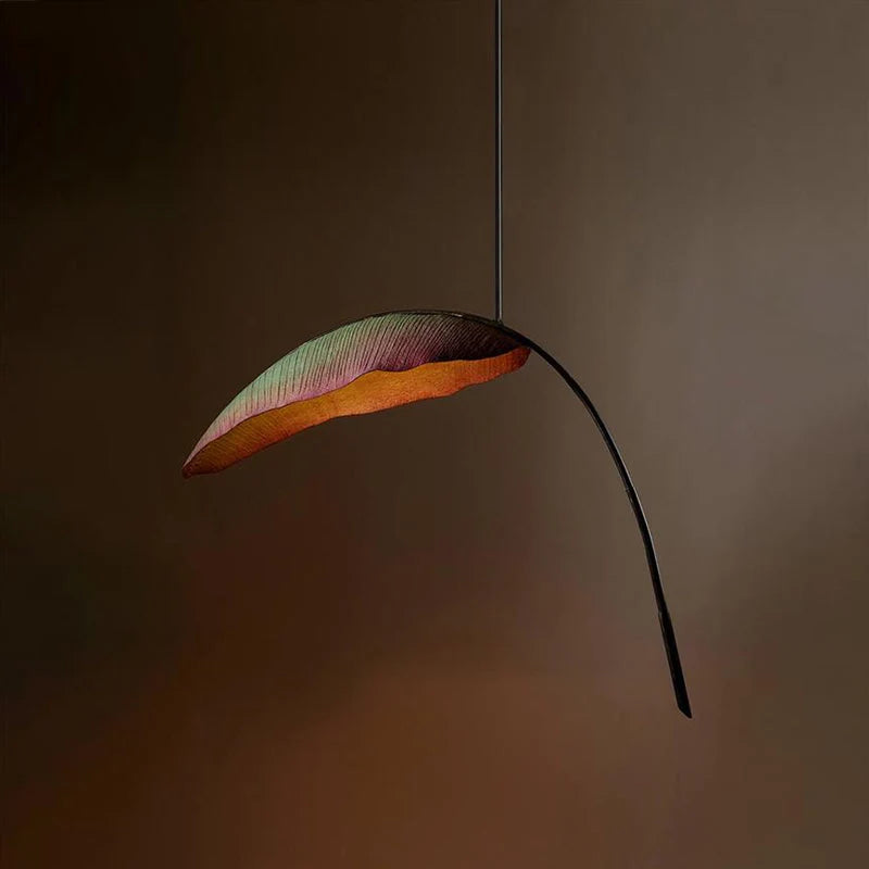 Ceiling Chandelier | Banana Leaf Design & Integrated LED