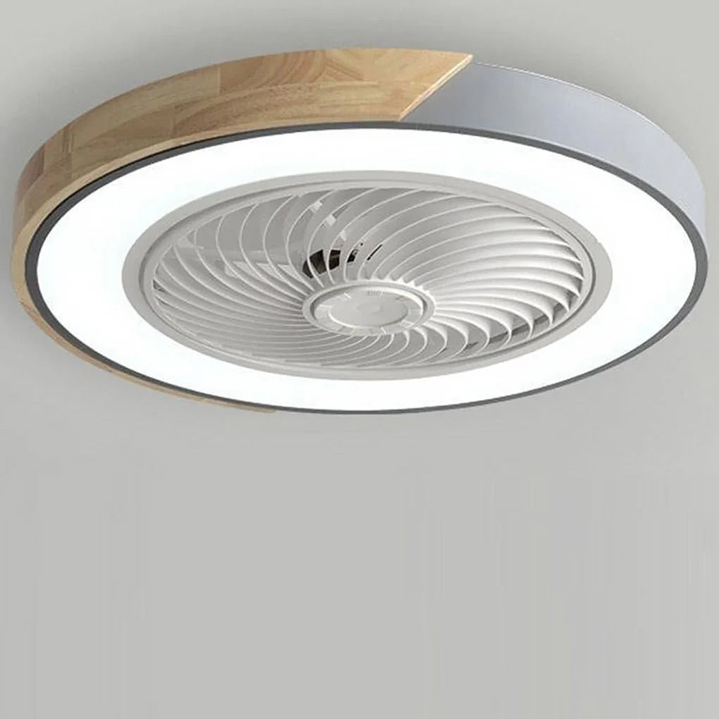Ceiling Fan | Bladeless Dimmable LED & Remote-Controlled | 50 cm