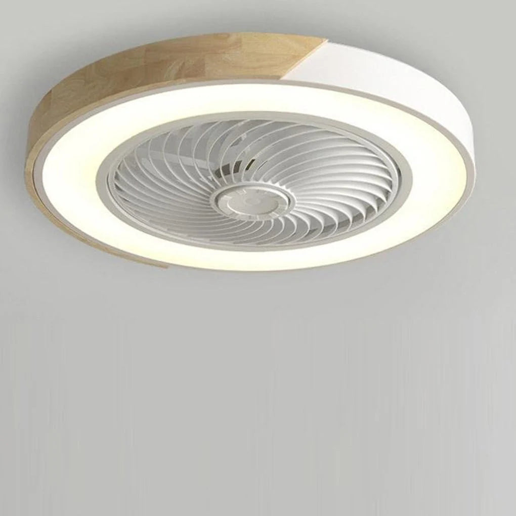 Ceiling Fan | Bladeless Dimmable LED & Remote-Controlled | 50 cm