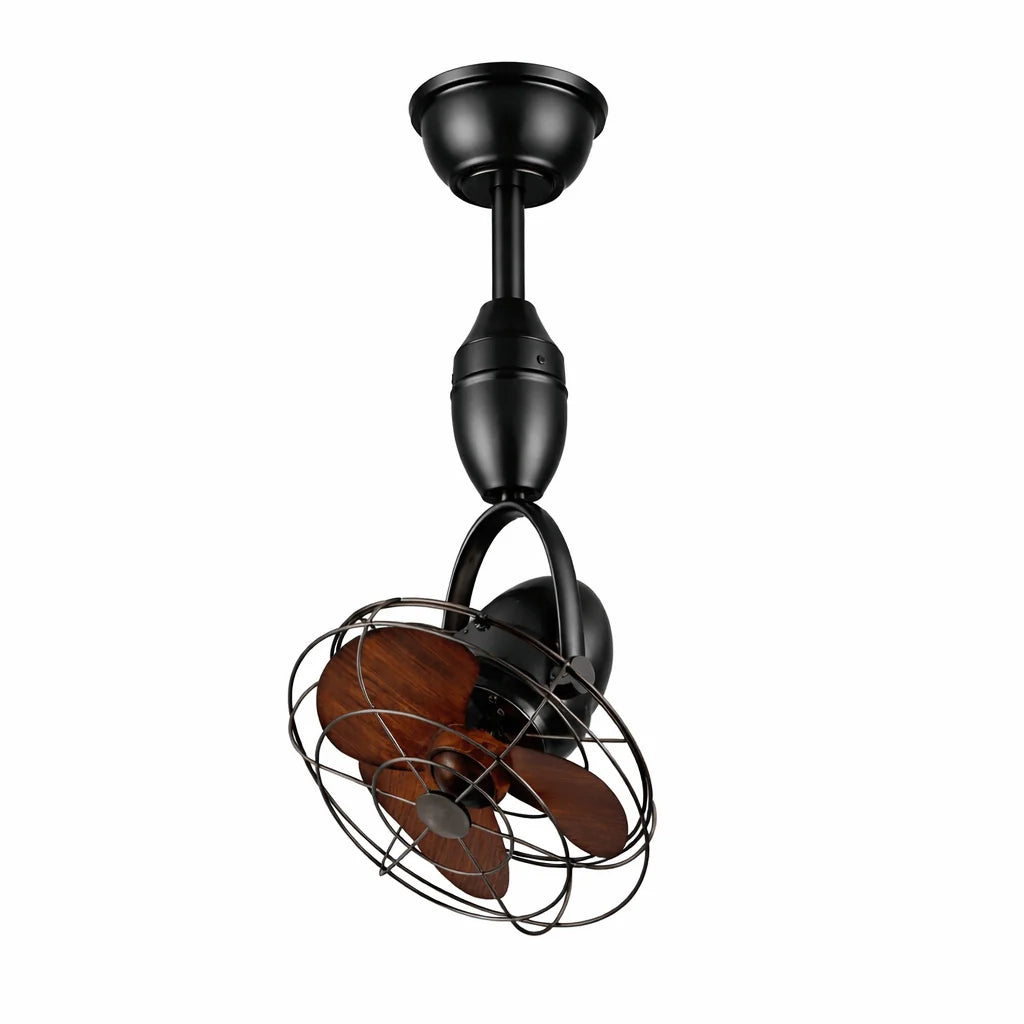 Ceiling Fan | Cage Design & Tilting Head | 30 cm