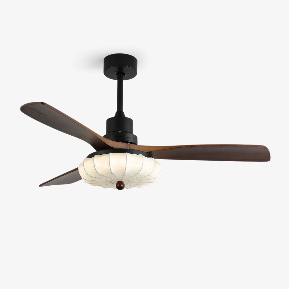 Ceiling Fan Light | Integrated LED & Wooden Blades