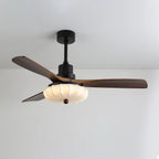 Ceiling Fan Light | Integrated LED & Wooden Blades