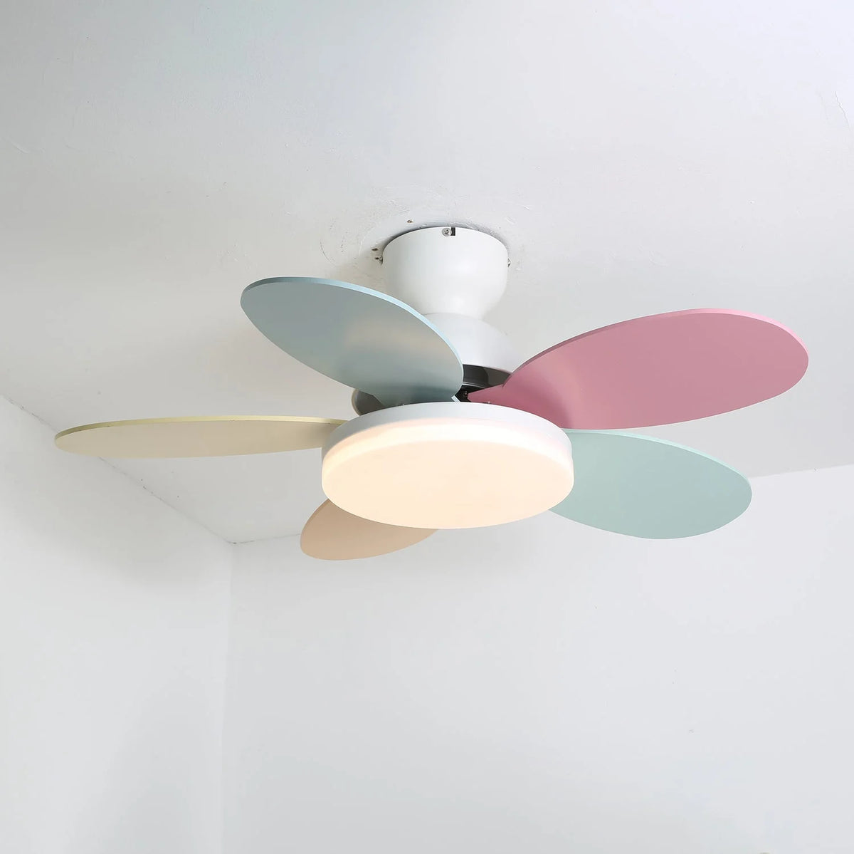 Ceiling Fan Light | Wooden Blades & Integrated LED | Ø90/100 cm