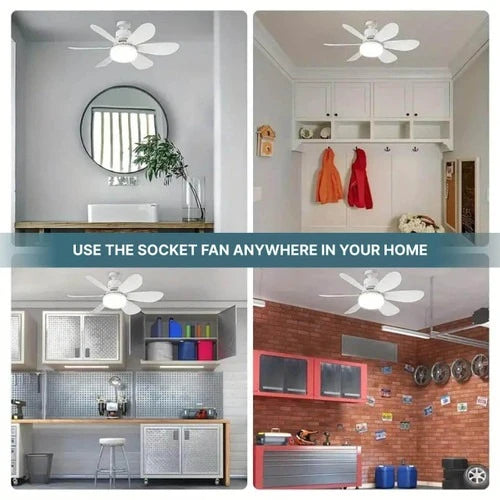 Ceiling Fan With LED Light | Remote Control