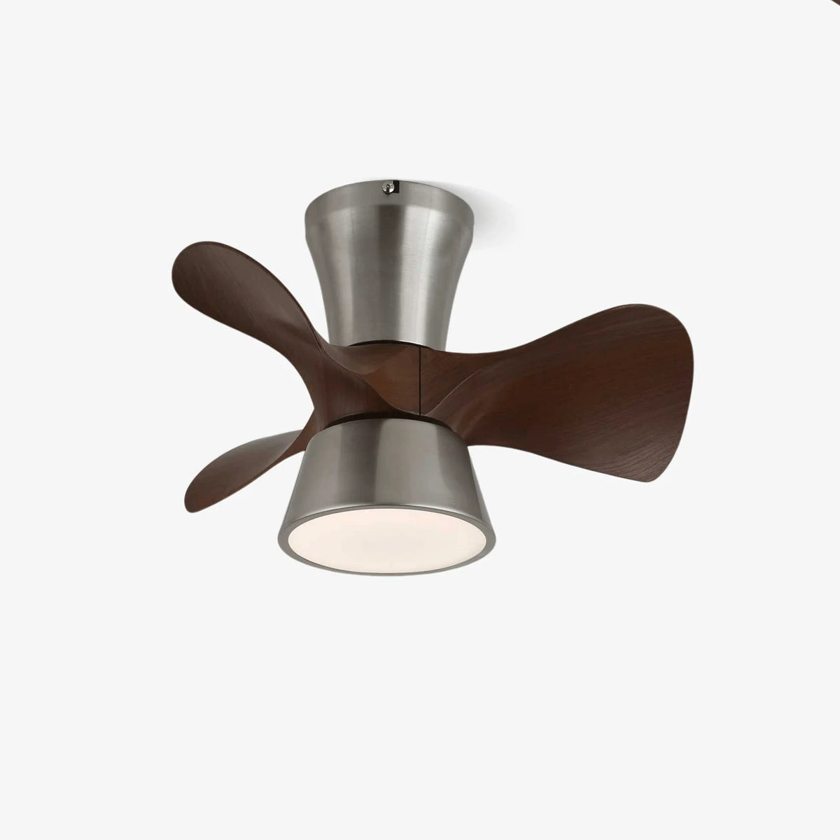 Ceiling Fan With Light | Integrated LED & Remote Control | 55 cm Diameter
