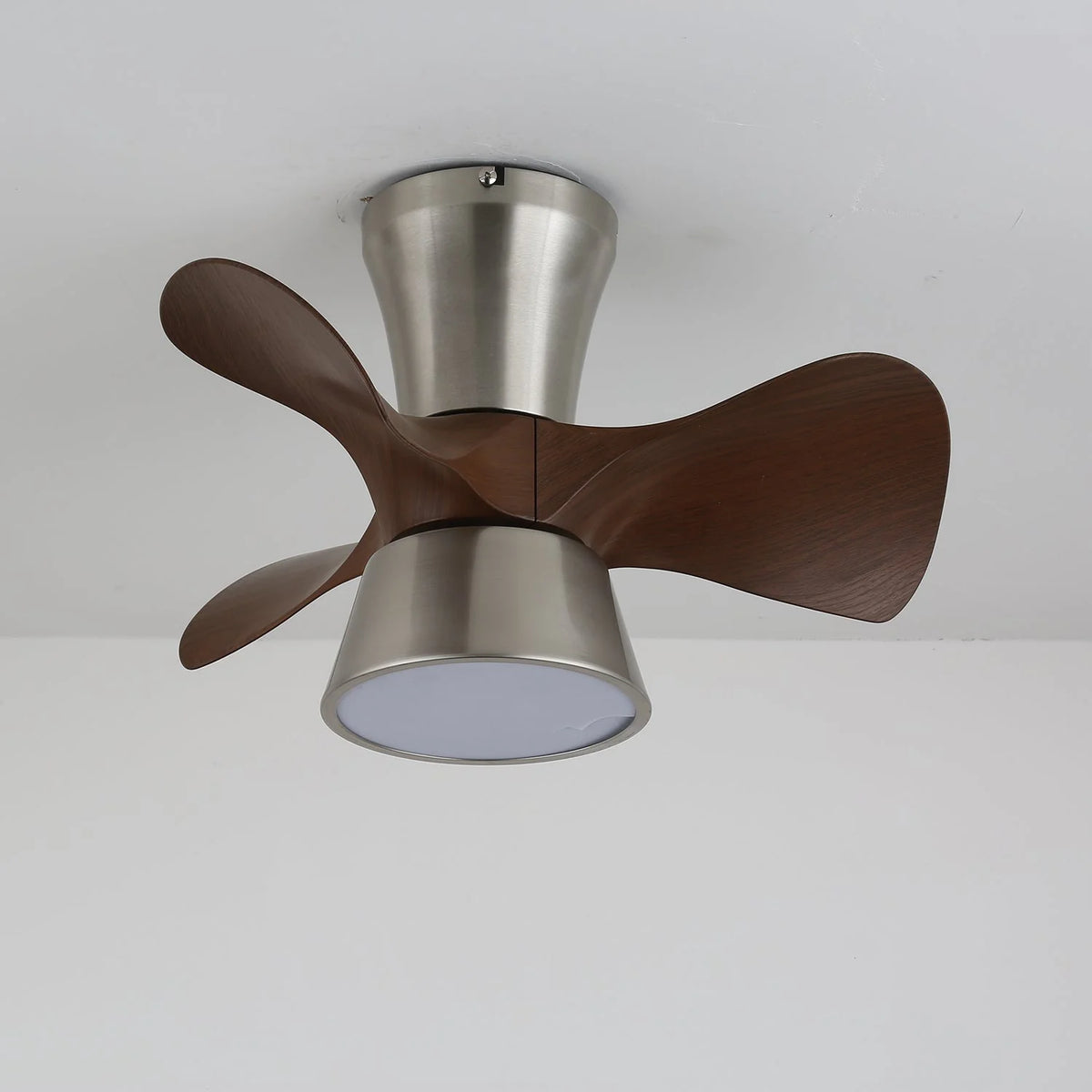 Ceiling Fan With Light | Integrated LED & Remote Control | 55 cm Diameter