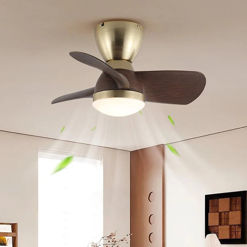 Ceiling Fan With Light | Integrated LED & Remote | Dia 55 cm