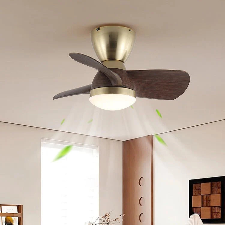 Ceiling Fan With Light | Integrated LED & Remote | Dia 55 cm