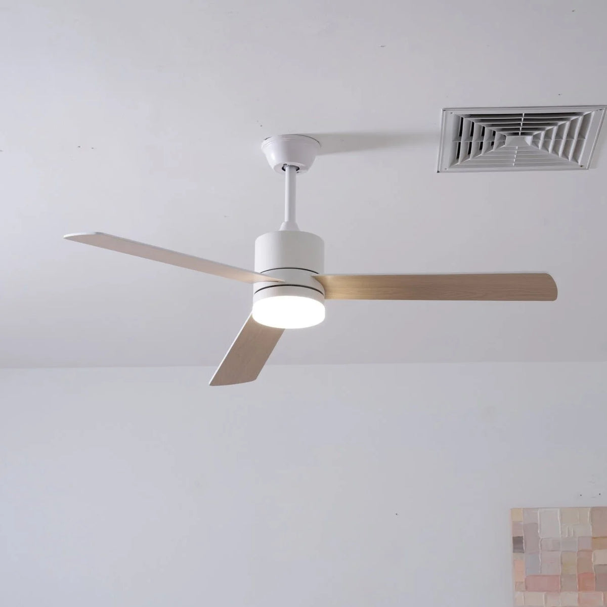 Ceiling Fan With Light | Reversible DC Motor & Remote | 132 cm Diameter