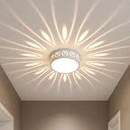 Ceiling Lamp | Crystal-Acrylic & Integrated LED | Warm & Cool White