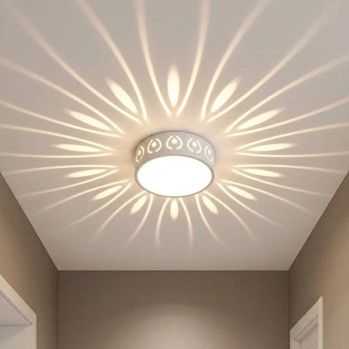 Ceiling Lamp | Crystal-Acrylic & Integrated LED | Warm & Cool White