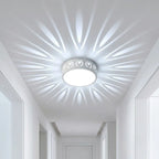 Ceiling Lamp | Crystal-Acrylic & Integrated LED | Warm & Cool White