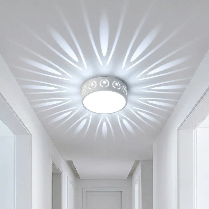 Ceiling Lamp | Crystal-Acrylic & Integrated LED | Warm & Cool White