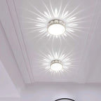 Ceiling Lamp | Crystal-Acrylic & Integrated LED | Warm & Cool White