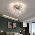 Ceiling Lamp | Crystal Design & Warm LED | 4–8 Lights