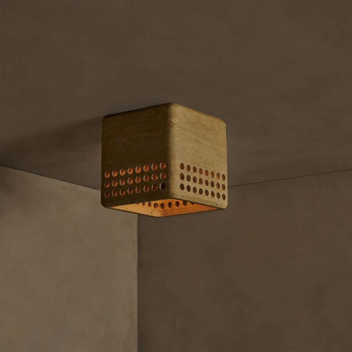 Ceiling Lamp | Marble Body & E26/E27 Socket | 15 cm Diameter