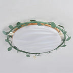 Ceiling Lamp | Rose Wreath Floral & Integrated LED | Ø36–58 cm