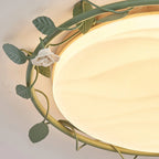 Ceiling Lamp | Rose Wreath Floral & Integrated LED | Ø36–58 cm