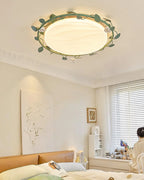 Ceiling Lamp | Rose Wreath Floral & Integrated LED | Ø36–58 cm